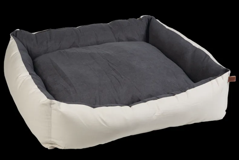 Mand Rupa beige/grijs 95x80x25 cm