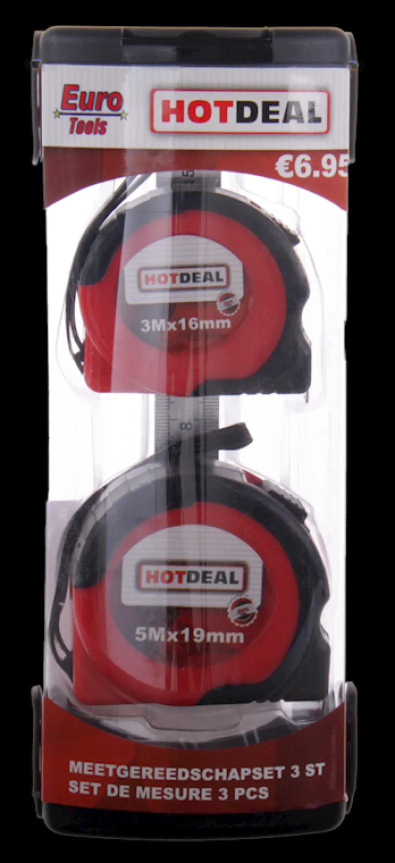 Meetgereedschapset 3 stuks