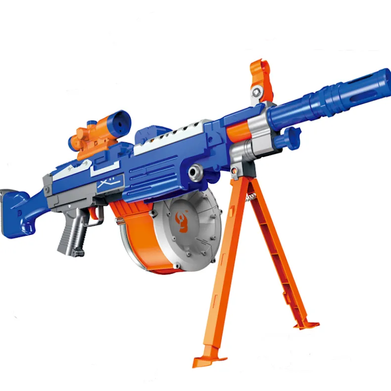 Mega dartsgeweer + 40 zachte pijltjes