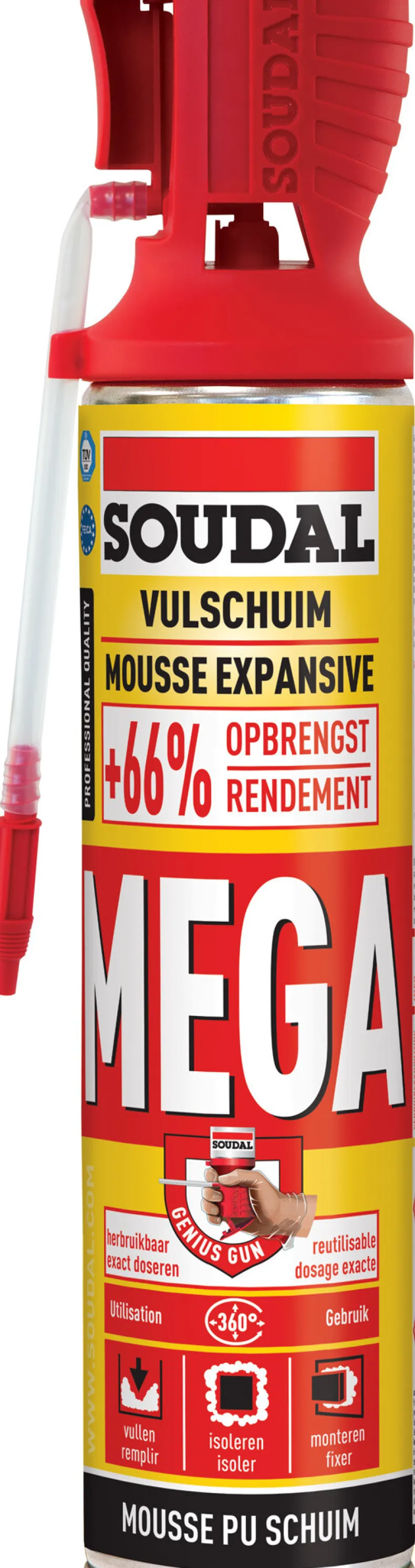 Mega PU schuim 600 ml