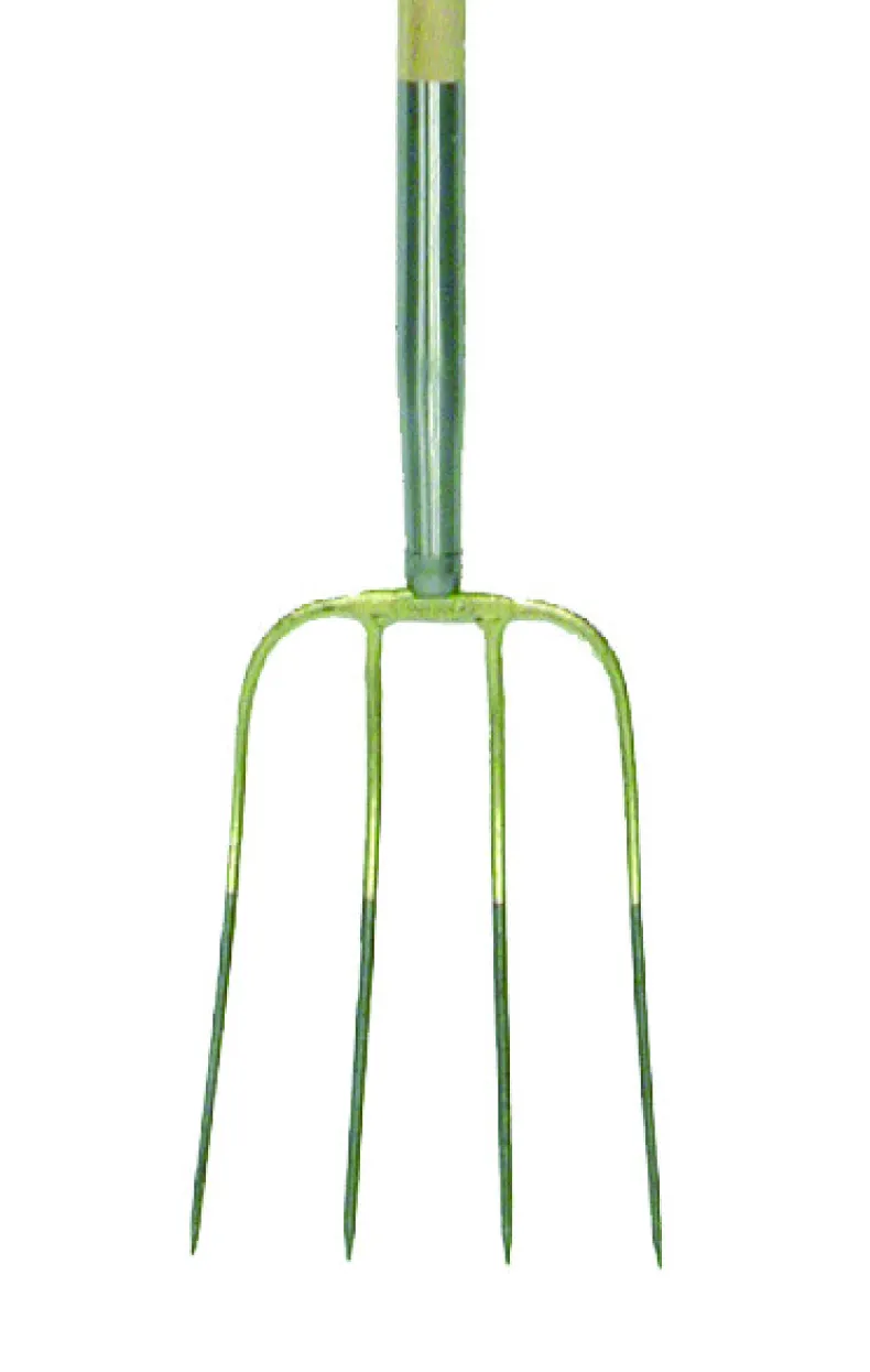 Mestvork 4 tanden met stift en bol steel