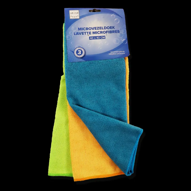 Microvezeldoeken - 40x40cm - 3 stuks