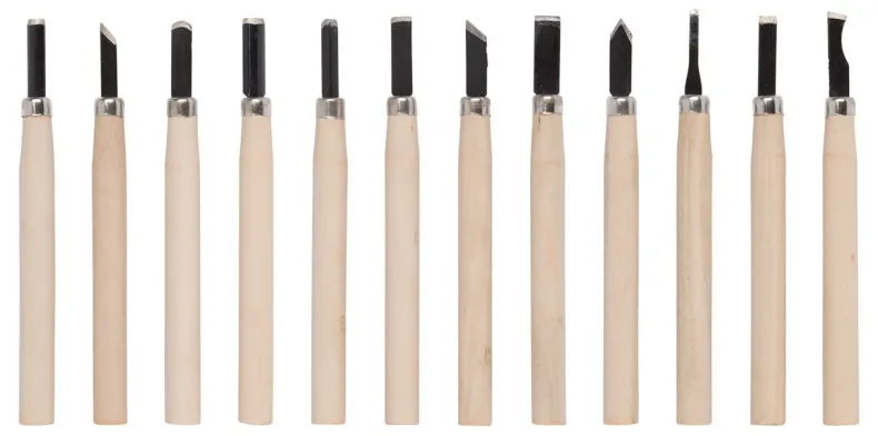 Mini houtbeitelset 12-delig