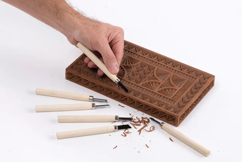 Mini houtbeitelset 12-delig