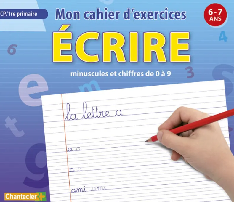 Mon cahier d'excercices écrire