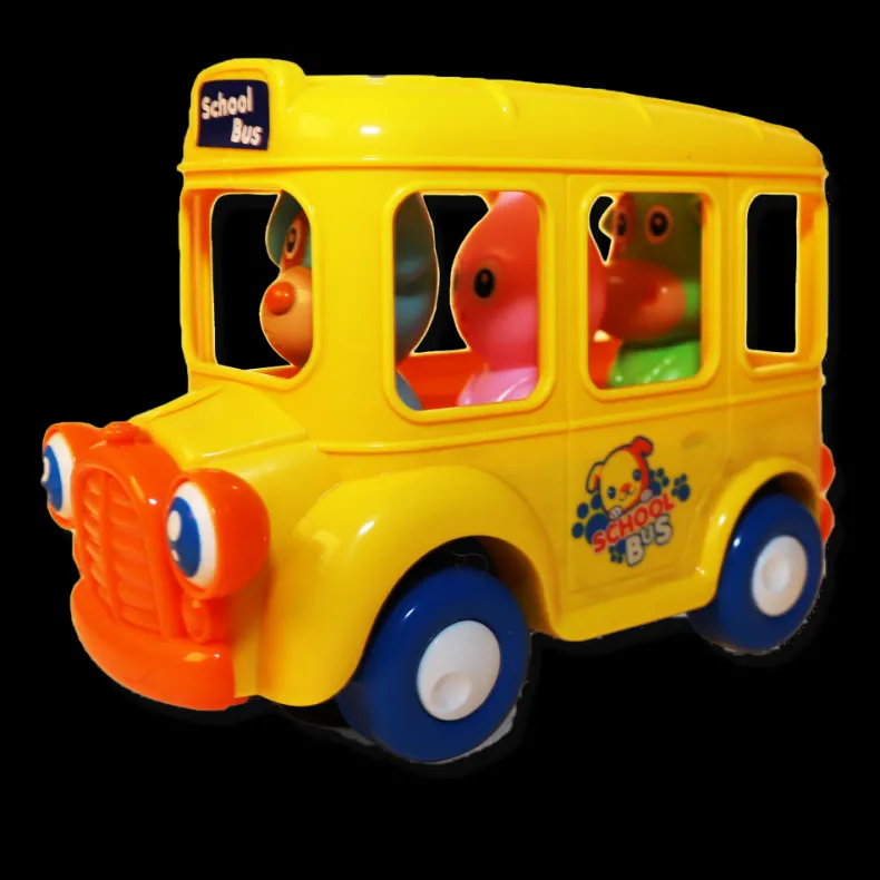 Muzikale bus met licht