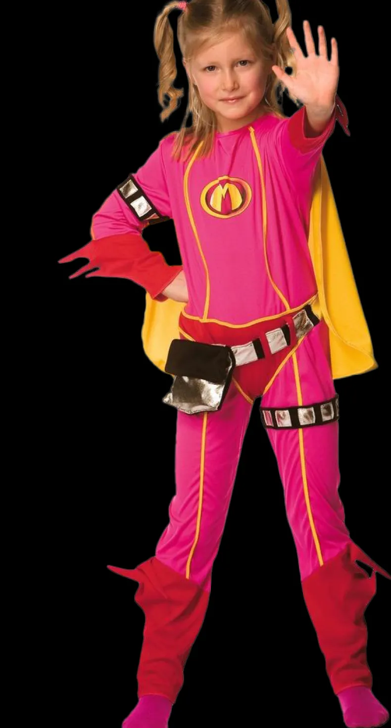 Kinderkostuum Mega Mindy met Cape - 3-5 jaar