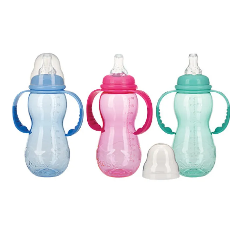 Oefenfles uit Tritan™ met speen - standaard hals - 320ml - 3m+