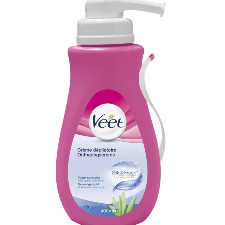 Ontharingscrème Silk&Fresh gevoelige huid 400 ml
