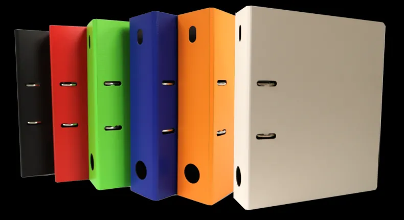 ORDNER A4 LUXE ORANJE 7CM