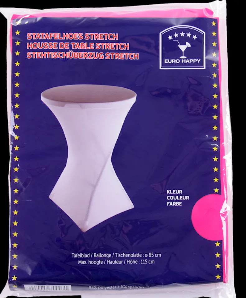 Overtrek receptietafel fuchsia