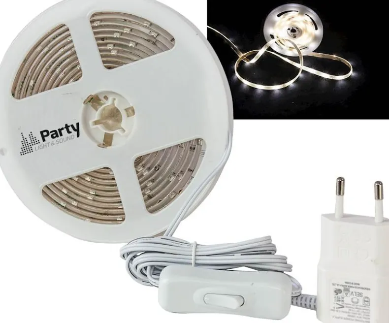 Party Led Strip 3M + Switch Wh