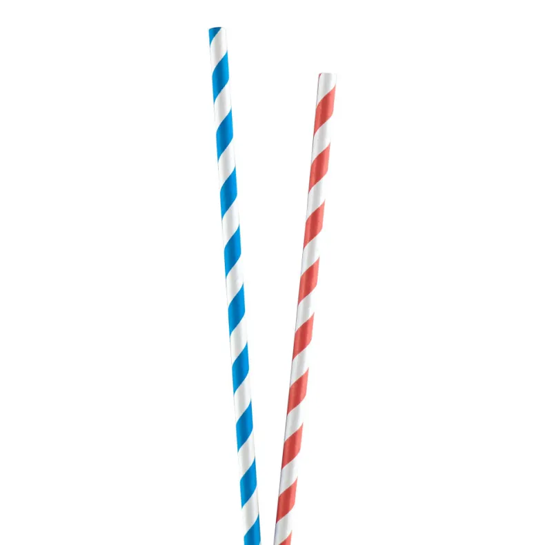 Party rietjes lichtroze 25 stuks