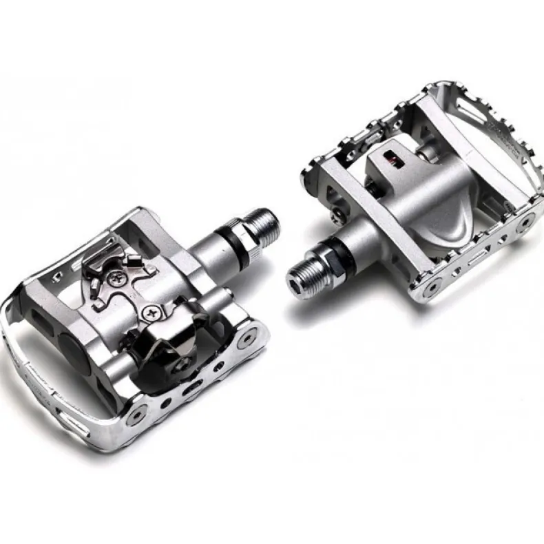 Pedalen SPD PDM324 zilver