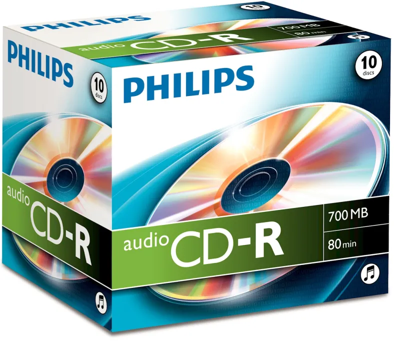 Philips CD-R 80 min / 700 MB DAQ 10 stuks