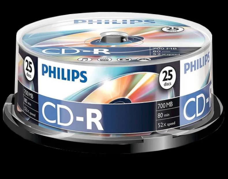 Philips CD-R 80 min / 700 MB spindle 25 stuks