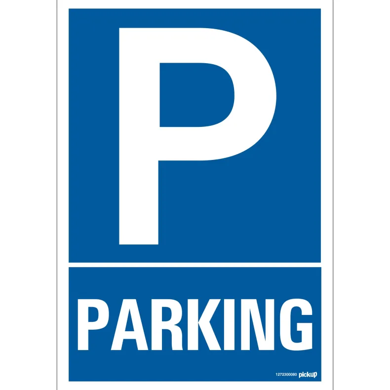 Pictogram parking 23 x 33 cm