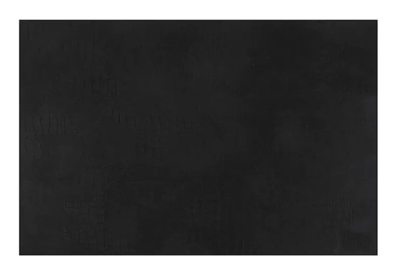 Placemat 30 x 45 cm lederlook zwart