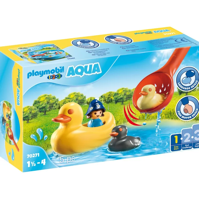 Playmobil 1.2.3  Aqua Eendenfamilie - 70271