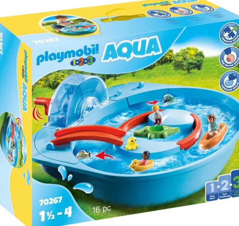 Playmobil 1.2.3  Aqua Vrolijke Waterbaan - 70267