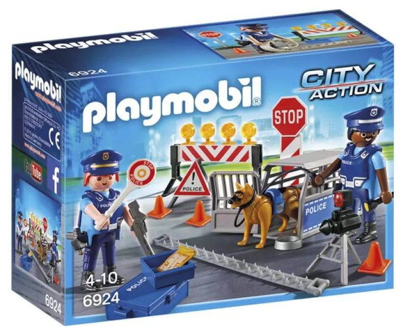 Playmobil City Action Politiewegversperring - 6924