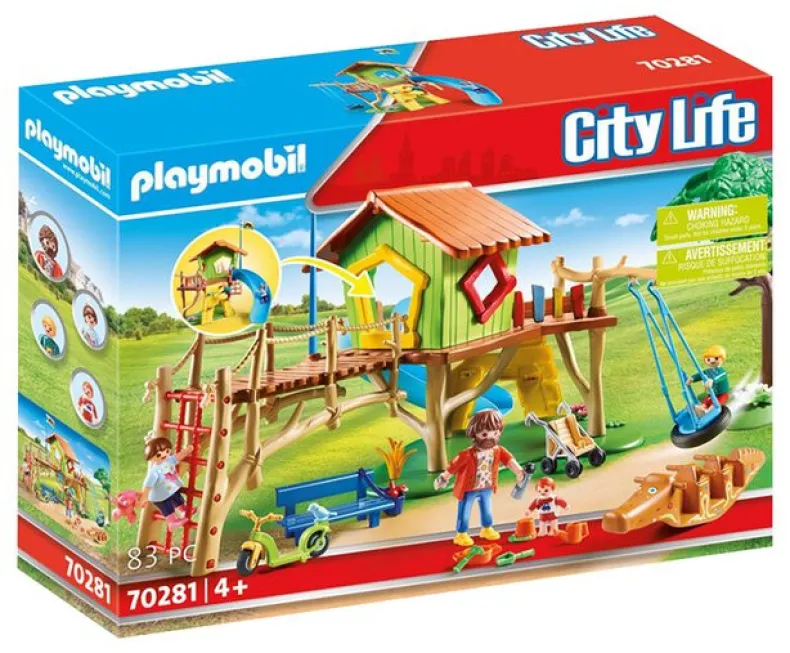 Playmobil City Life Avontuurlijke speeltuin - 70281