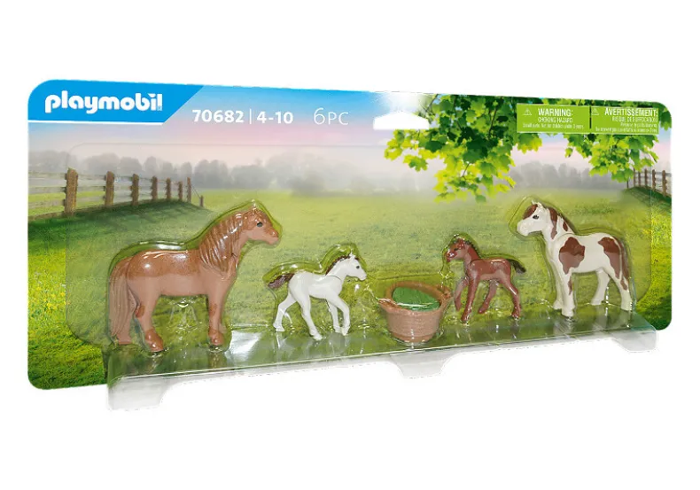 Playmobil Country Pony's met veulens - 70682