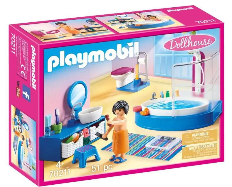 Playmobil Dollhouse Badkamer Met Ligbad - 70211