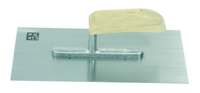 Pleistertruweel met handgreep in hout 280 x 130 mm