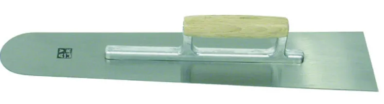 Pleistertruweel voor chappe met handgreep in hout 500 x 110 / 80 mm