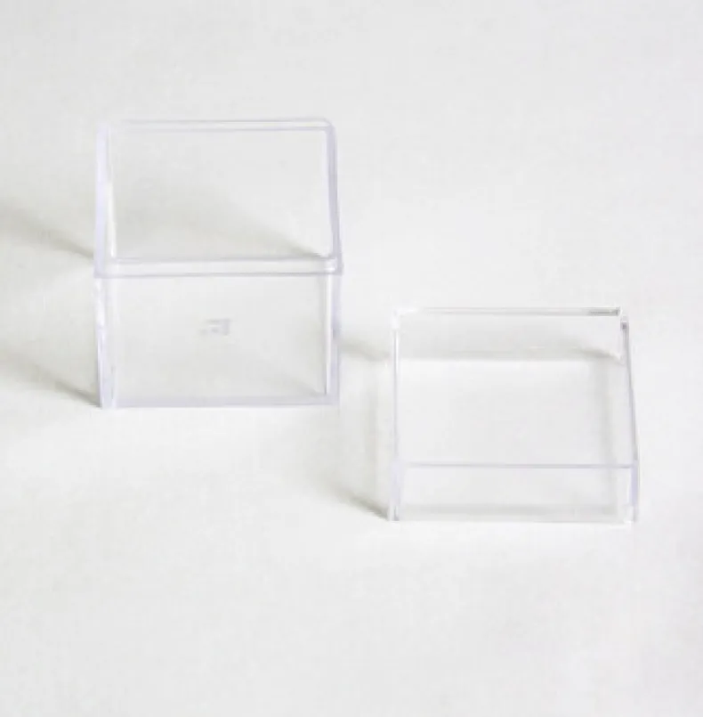 Plexi kubus met deksel 5 cm