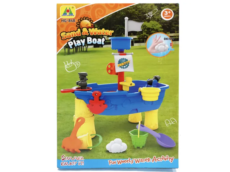 Plezierboot blokjes set