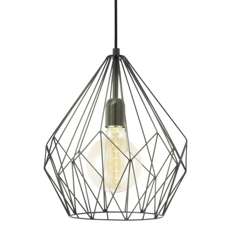 Hanglamp carlton zwart 49257