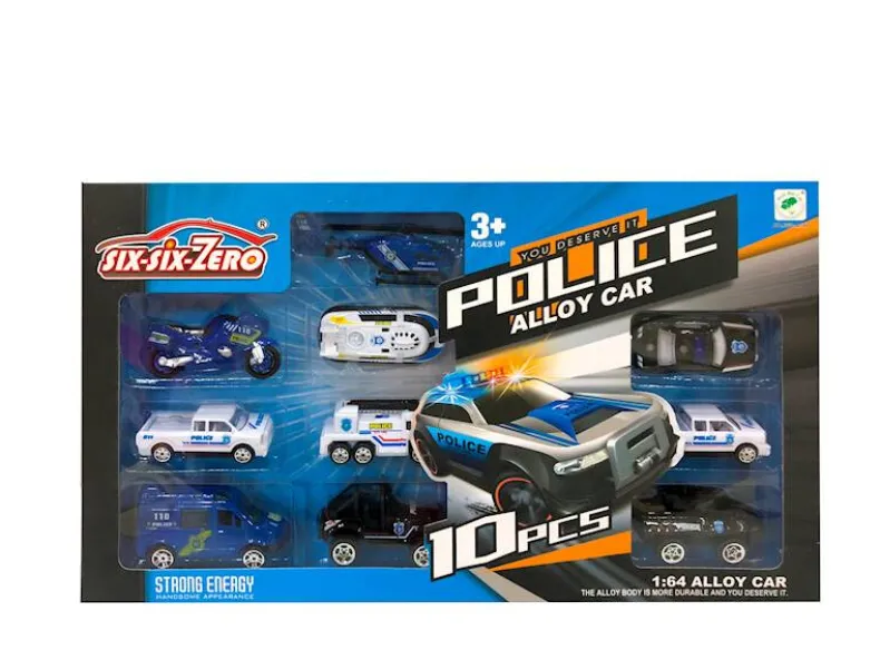 Politievoertuigen 10 stuks