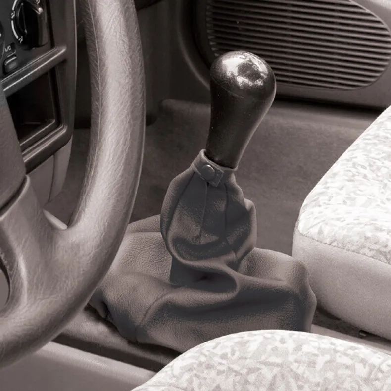 Pookhoes leder zwart