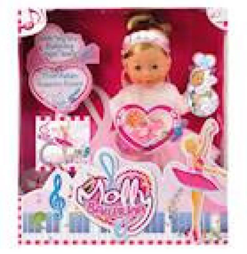 Pop Molly Ballerina - Met Pianomuziek - Met Ballerinaschoenen voor Kinderen - 40cm