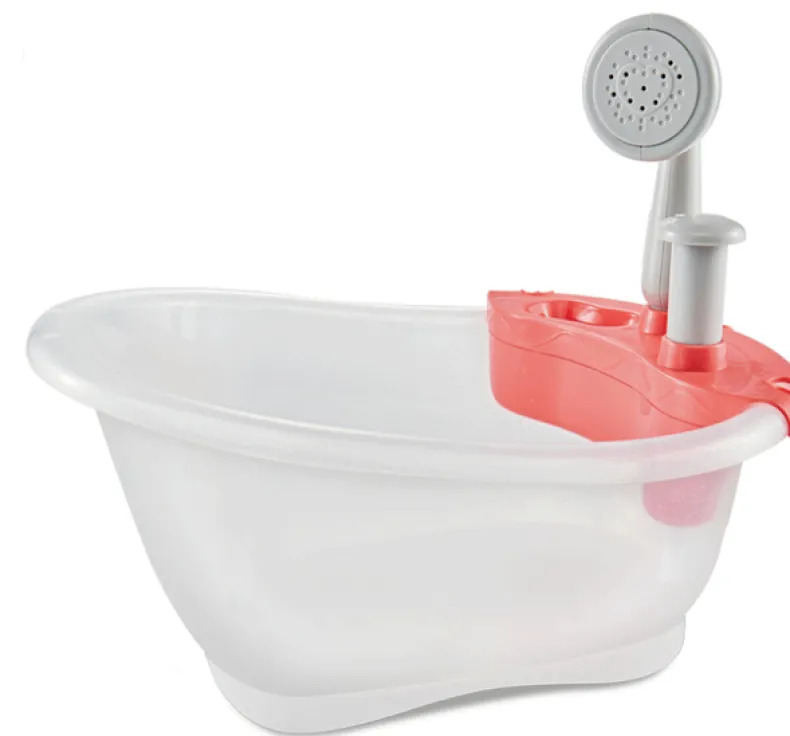 Poppenbad met douchekop
