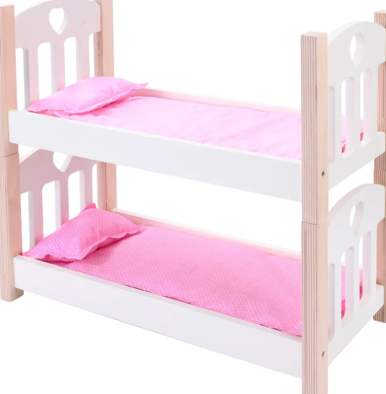 Poppenstapelbad roze/wit