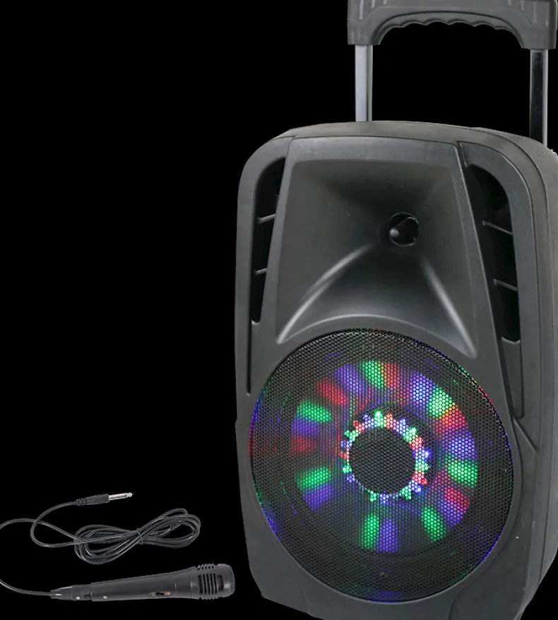 Portable sound system LED bluetooth 8''