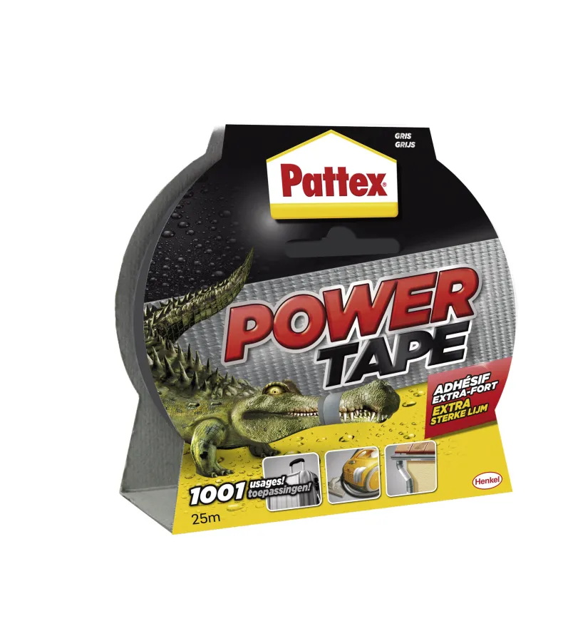 Power tape grijs 25 m