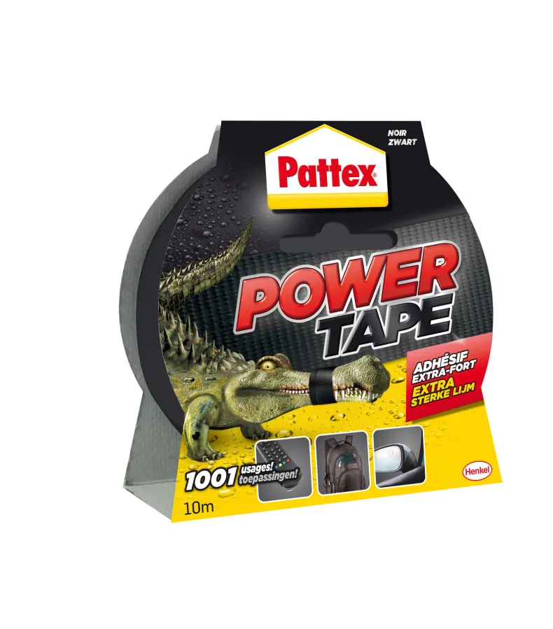 Power tape zwart 10 m