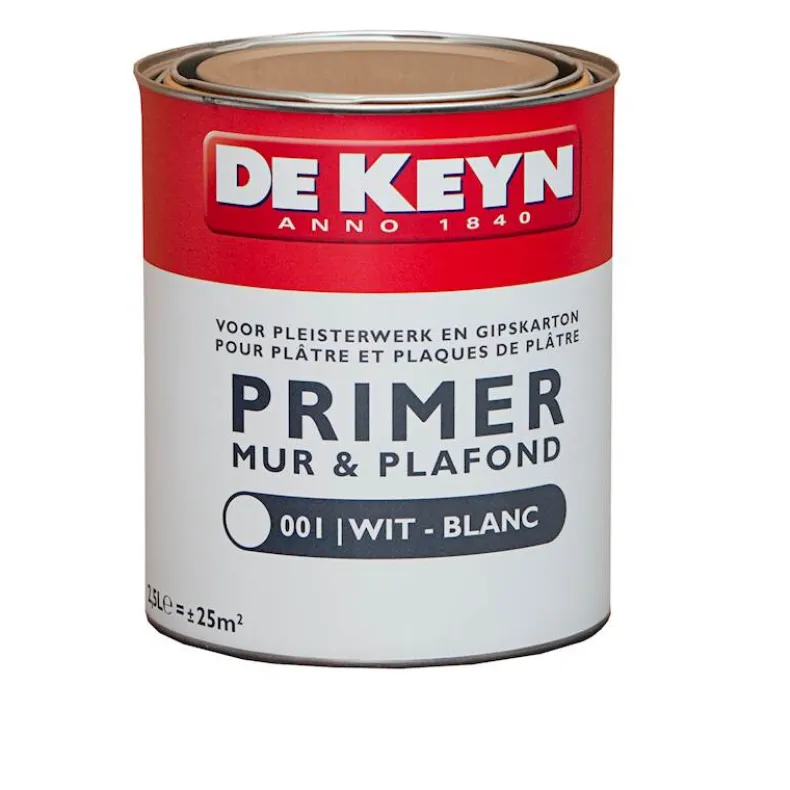 Primer mur & plafond 2,5 L wit