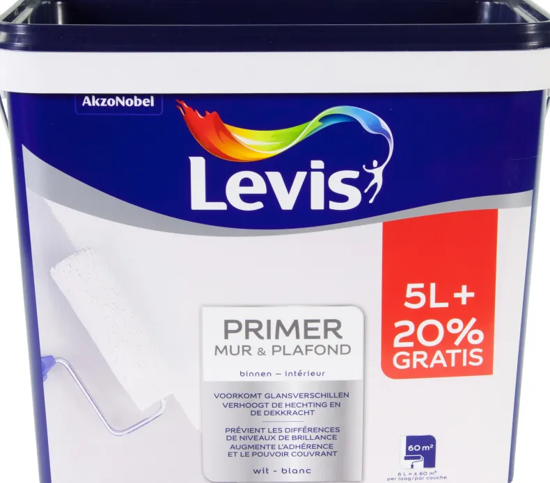 Primer muur & plafond 5+1 L