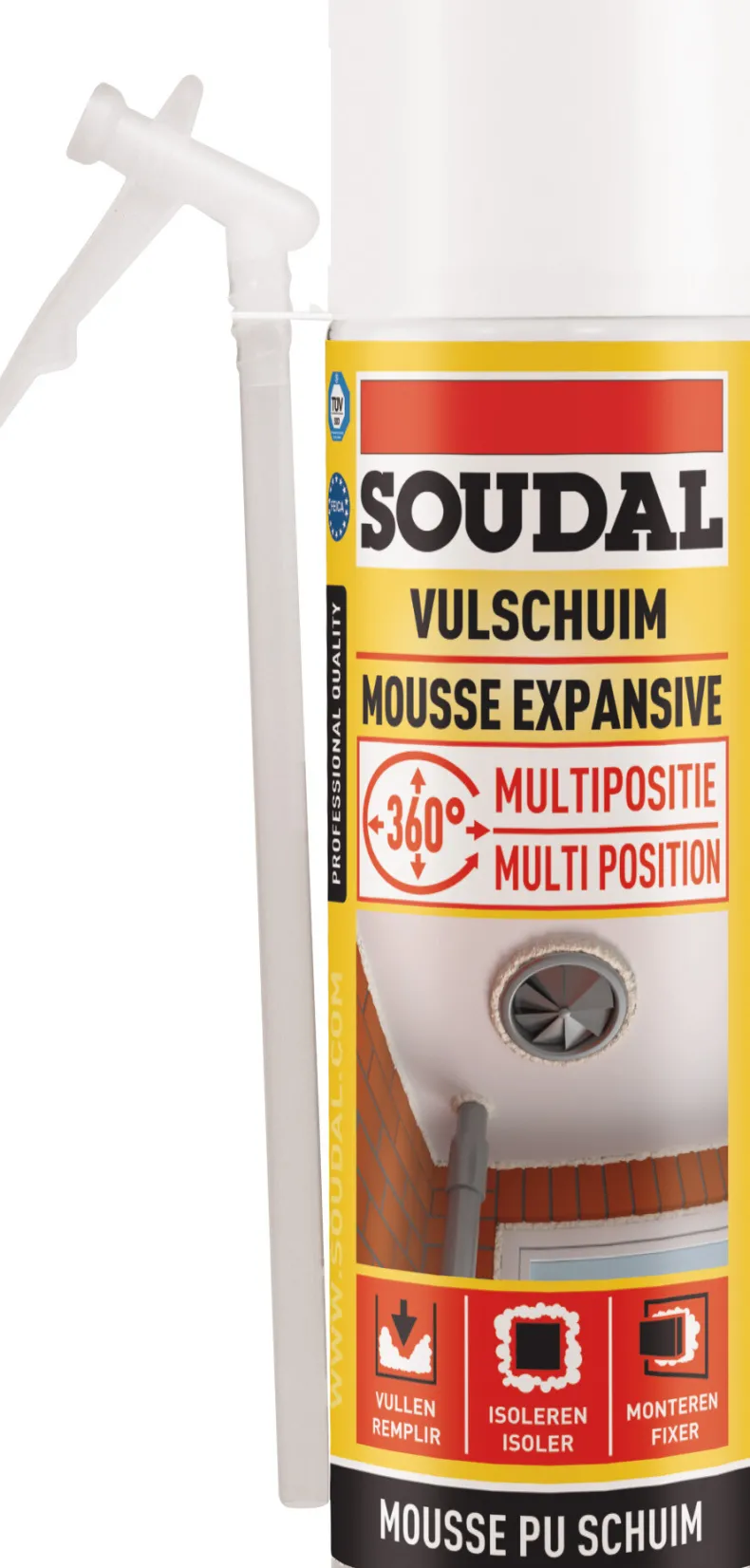 PU schuim B3 multi positie 510 ml