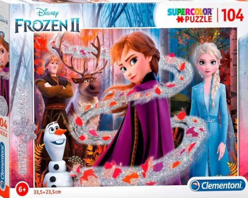 Puzzle 104 Glitter Disn.Frozen2