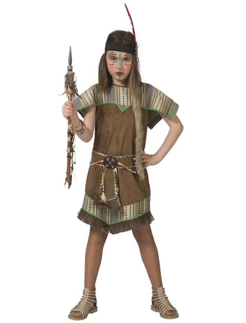 Indiaan Kostuum Maanlicht Oya Meisje - Maat 140