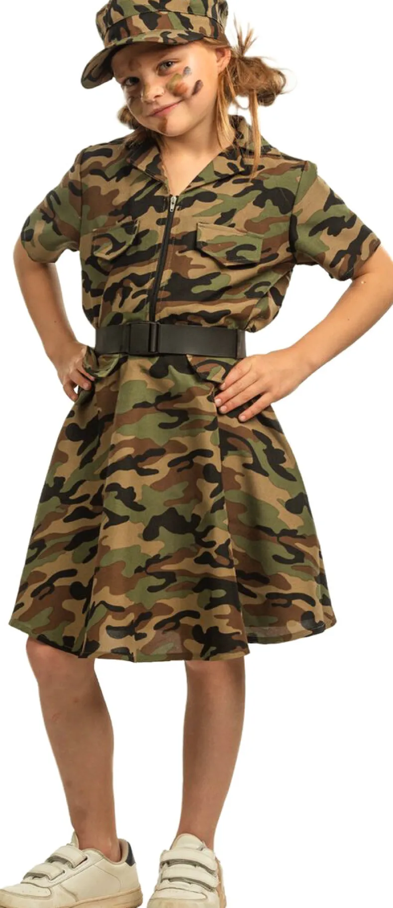 Leger Kostuum Meisje - Maat 164