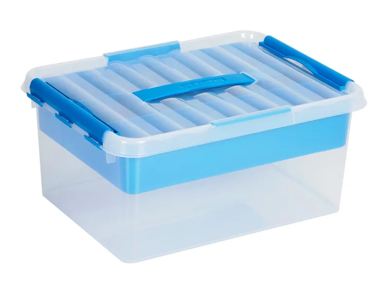 Q - line multi opbergbox 15 L blauw
