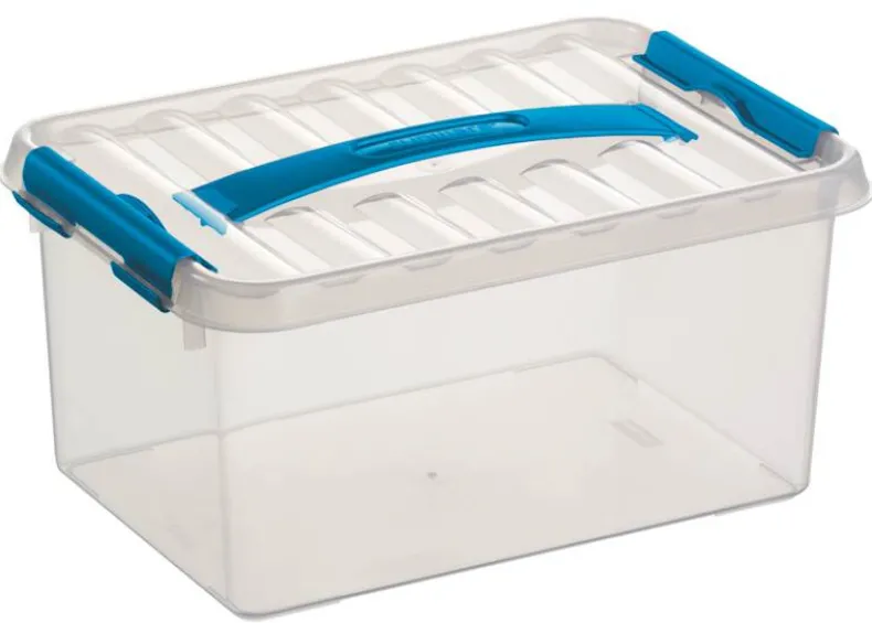 Q - line opbergbox 6 L blauw