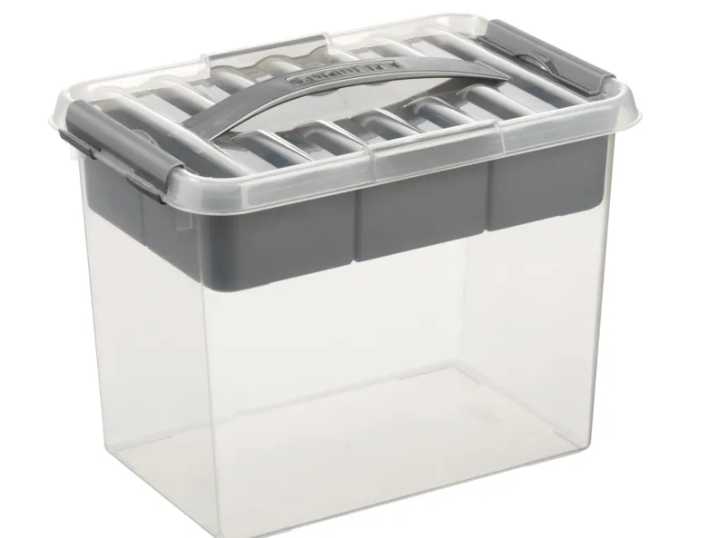 Q - line opbergbox 9 L transparant